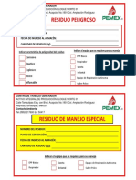 Formato de Etiqueta de Identificación de RP y RME