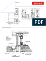 Sectional drawings and construction details of UPVC and UPVC/aluminium lift-sliding doors