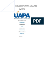 Universidad Abierta para Adultos (UAPA) : Escuela de Psicología