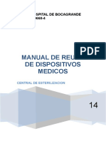 Manual de Reuso de Dispositivos Medicos 2014