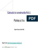 Calculul Si Constructia M.A.I.: Partea A II-a