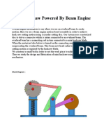 Mini Hacksaw Powered by Beam Engine: Block Diagram