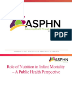 Role of Nutrition in Infant Mortality a Public Health Perspective Powerpoint