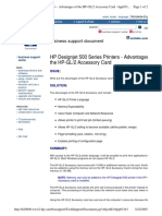 HP Designjet 500 Series Printers - Advantages of The HP-GL/2 Accessory Card