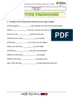 Relative Pronouns