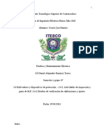 Relevadores, protección eléctrica y pruebas de mantenimiento