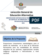 Orientaciones para Elaborar Cartillas