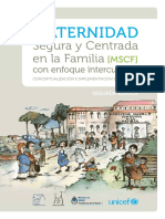 Maternidad Segura y Centrada en La Familia UNICEF