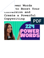 Power Words List