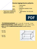 Tiesės Ir Plokštumos Lygiagretumo Požymis.