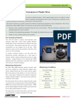 micro-xrf analysis of inclusions in plastic films