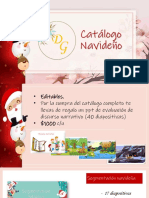 Catálogo navideño con actividades de lenguaje
