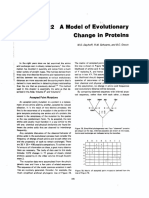 A Model Evolutionary Change in Proteins: Dayhoff, Schwartz, and