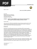 SDGE AL 3689-E Non-Standard Disposition Letter
