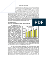 State Income: Growth Performance: Gross State Domestic Product (GSDP) - 2006-07 & 2007-08