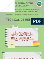 Técnicas de Descarceración y Acceso Al Paciente