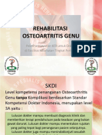 Rehabilitasi Osteoartritis Genu