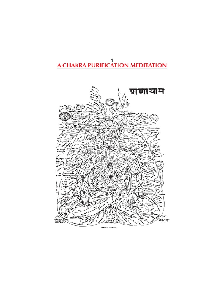 Chakra Purification Meditation Guide | PDF | Chakra | Prana