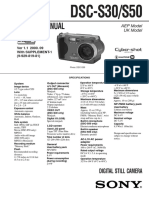 Service Manual: DSC-S30/S50