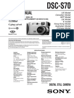 Service Manual: DSC-S70