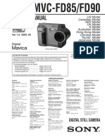 Service Manual: MVC-FD85/FD90