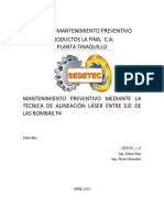 Informe  Alineaciones Bombas P4 - Abril 2020