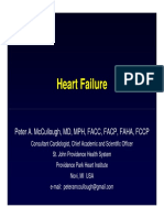 Heart Failure: Peter A. Mccullough, MD, MPH, Facc, Facp, Faha, FCCP