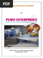 Purvi Enterprises: Detailed Project Report