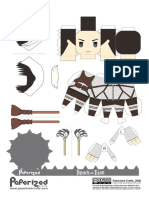 Attack On Titan - Levi (Cleaning) Papercraft