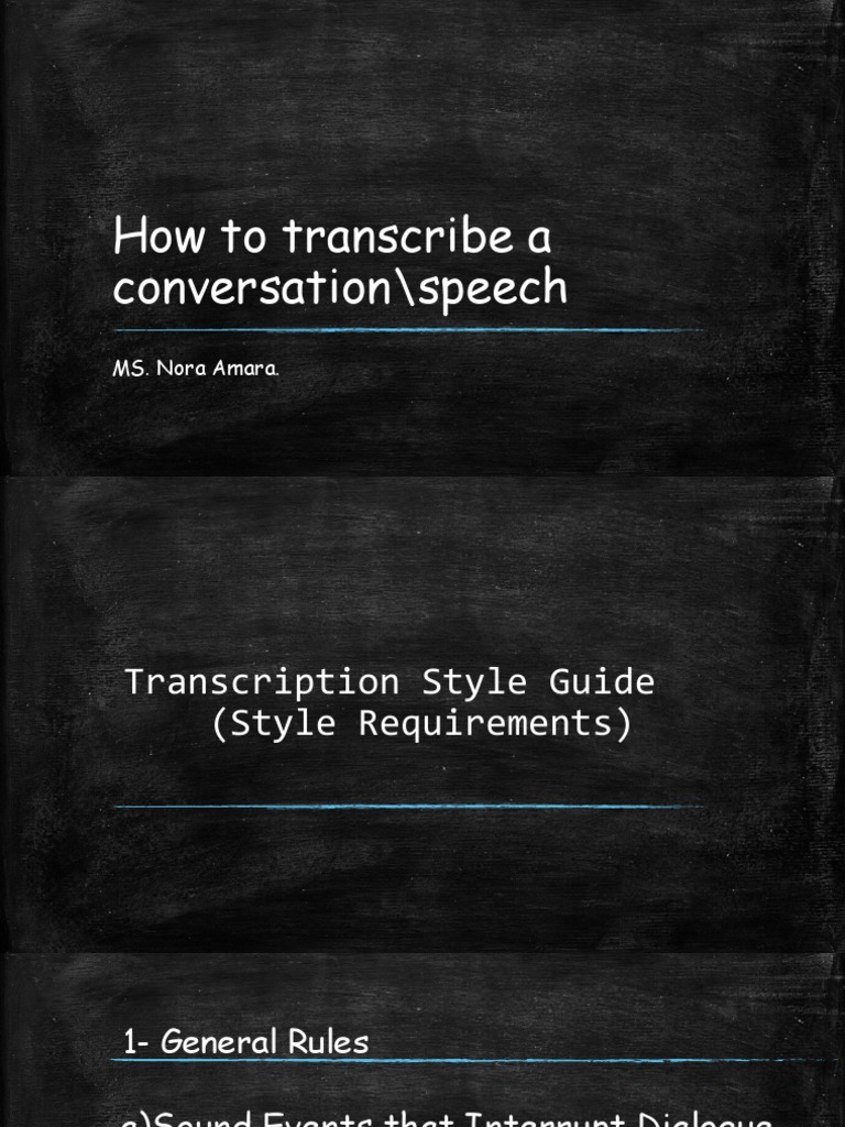 How To Transcribe A Conversation12 Lesson 1 | PDF | Punctuation ...