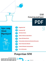 Topik 11. SIM Kewirausahaan