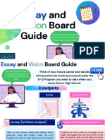 W11 COI. Essay and Vision Board Guide