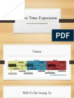 Future Time Expression: An Introduction and Explanation