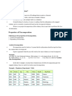 What Is Decomposition?: Following Are The Properties of Decomposition