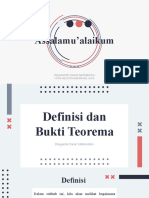 PDM (Definisi Dan Bukti Teorema)
