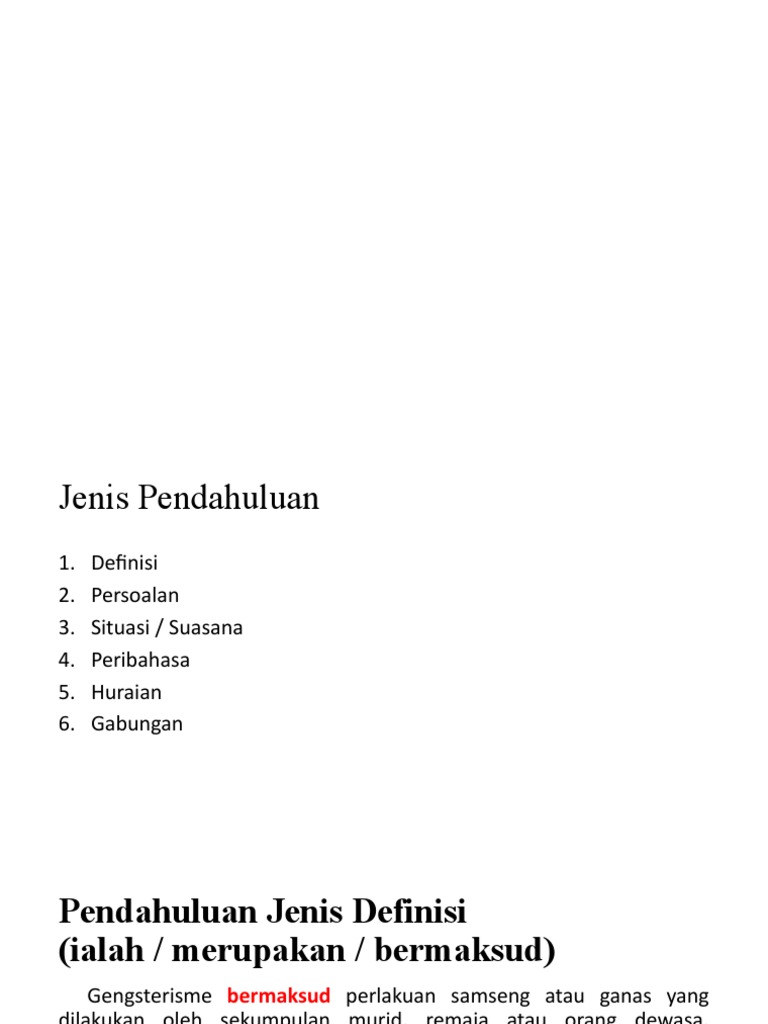 Jenis Pendahuluan Pdf
