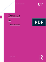 Richard Coyne Derrida for Architects
