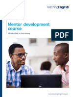 Mentor Development Course: Introduction To Mentoring