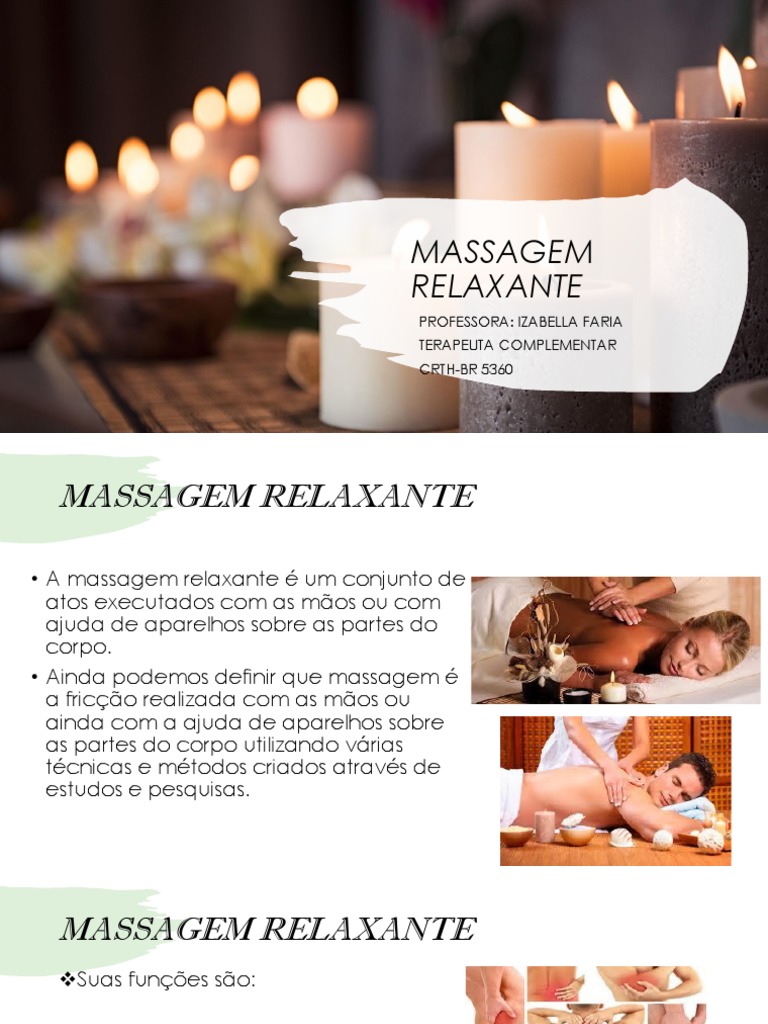 Guia Prático de Massagem Relaxante | PDF