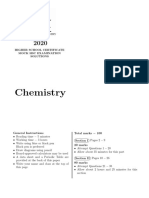 Chemistry: Higher School Certificate Mock HSC Examination Solutions