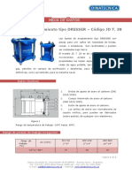 Hoja de Datos Juntas de Acoplamiento Cod JD Tipo 38 - 1