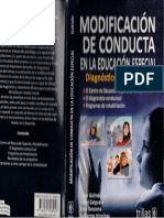 Galindo, Galguera, Taracena, Hinojosa - Modificación de La Conducta en La Educación Especial
