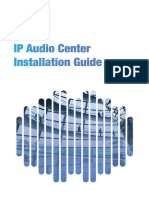 IP Audio Center Installation Guide v1.0.6