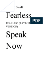 Fearless: Taylor Swift