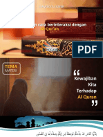 Etika Berinteraksi Dengan Al-Qur - An