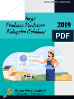 Statistik Harga Produsen Perdesaan Kabupaten Sukabumi 2019