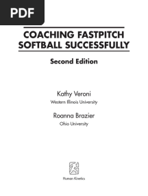 Coaching Fastpitch Softball Successfully