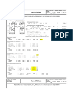 Take of Sheet: Perhitungan Volume Galian, Pasangan Batu Kali Dan Plesteran