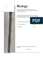 Biology: 7. The Microscope & The Cell P. 149 8. Cell Structure P. 173 9. Plants P. 193