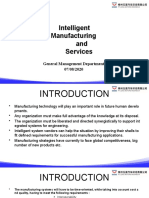 Intelligent Manufacturing and Services: General Management Department 07/08/2020